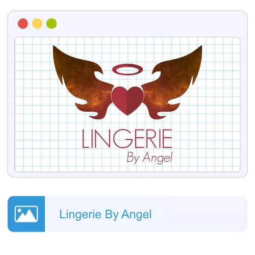 Logotipo Lingerie By Angel