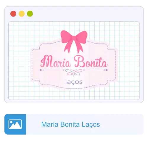 Logotipo Maria Bonita Laços