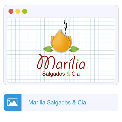Logotipo Marília Salgados