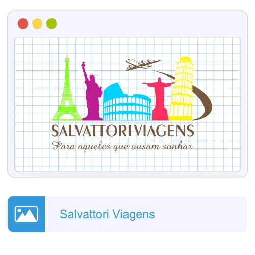 Logotipo Salvattori Viagens