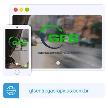 Site GFS Entregas Rápidas