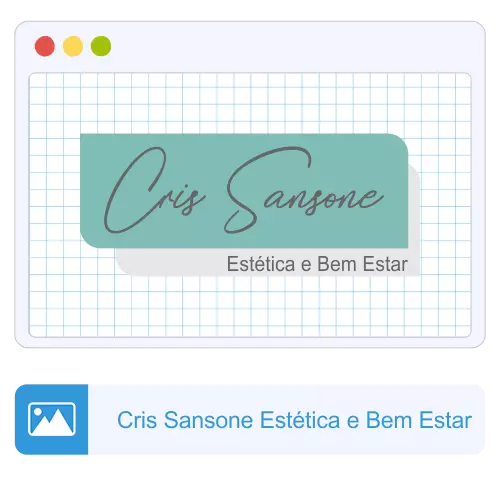 Logotipo Cris Sansone Estética e Bem Estar